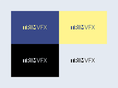 Trim VFX - Logo Design branding design graphic design illustration illustrator logo logo design minimal rebrand trim vfx trim vfx logo vector vfx vfx logo