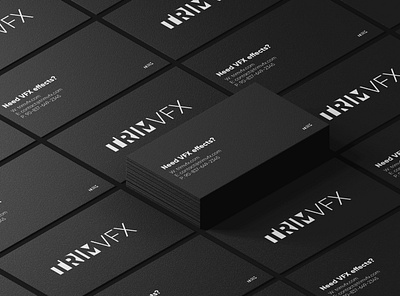 Trim VFX - Business Card Design branding business card mockup businesscard design graphic design illustration illustrator logo logo design minimal mockup rebrand vector