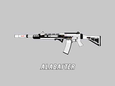 Alabaster design flat illustration minimal vector