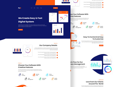Saas Landing Page Design agency app landing page app template company multipurpose product saas saas landing saas template software software landing startup business startup template web application landing page