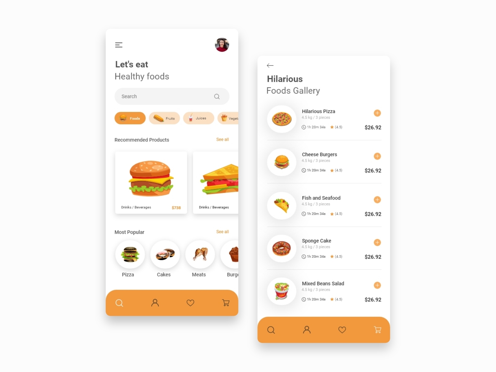 Food Delivery App Design by Awlad Hossain on Dribbble