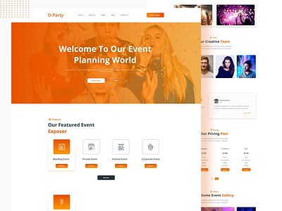 Event Management Landing Page