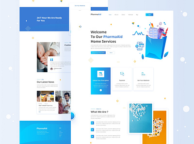 Pharmacy Landing Page Design 2020 2020 design 2020 trend 2020 trends 2020calendar 2020trendy 2021 agency clean design dribbble best shop gradient health healthcare healthy madicine website medicine pharmacy webdesign