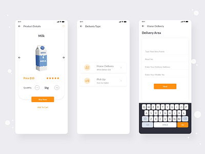 ecommerce app Page Design