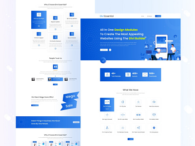 Divi Essential Plugin Builder Website Design 2020 2020 trend 2020 trends 2021 agency creative agency creative design creative web design dribbble best shop landing page landing page design ui uxdesign web ui webdesign website design