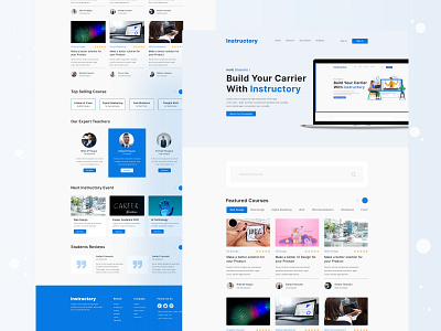 Instructory Website Redesign Template by Awlad Hossain on Dribbble