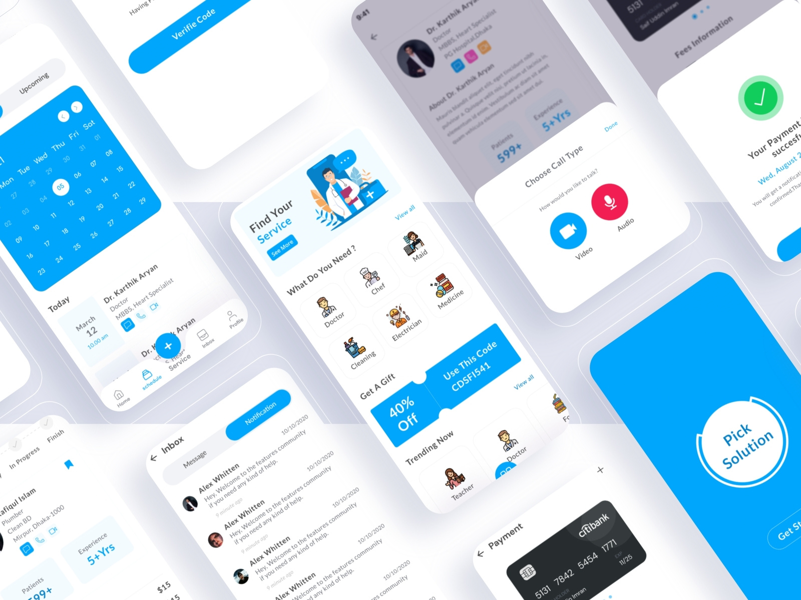 Pick Solution App Design by Awlad Hossain on Dribbble