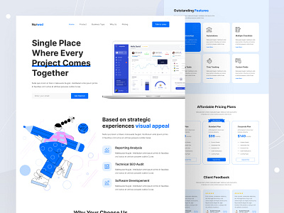 SaaS Landing Page Design