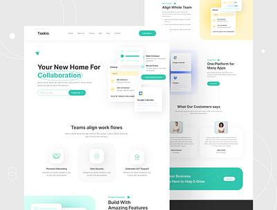 Taskio Saas Landing Page Design agency app app design creative saas design drive google landing page design landingpage design saas saas application saas design saas drive saas website design ui design ux design web web application web application design web design website design