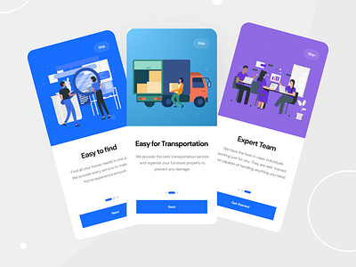 Onboarding Screen App Design