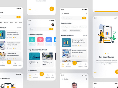 Job Finding App Design app ui app ux best dribbble shot e e learning e learning app design e learning app ui education education app education app ui design education website green learning learning app trendy app design ui apps ux app web app web application web design