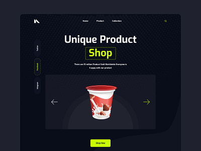 ecommerce website Landing Page Design