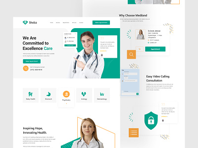 Sheba Medical Landing Page Design