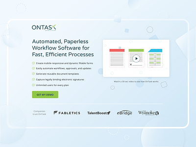 Workflow Automation Software | Landing Page