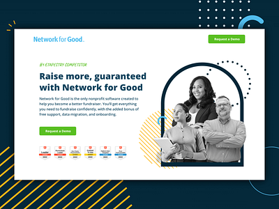Fundraising Software for Nonprofits | Competitor Landing Page