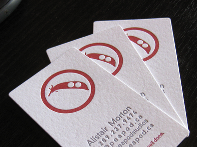 Letterpress Cards business cards letterpress