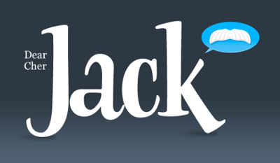 Dear Jack branding dearjack.ca jack layton