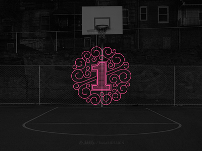 First Shot berlin custom drafted dribbble first first shot germany lettering one play shot street ball court