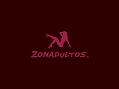 Zonadultos - Logo adult amor behance brand branding corporate design dating flirt love sex website woman