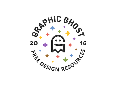 Graphic Ghost - Logo Badge badge blog brand cd design free graphicghost graphics logo monogram resources templates
