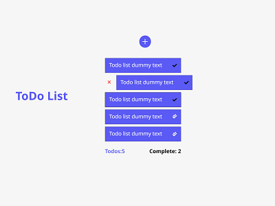 todo list #042 app dailyui ui web