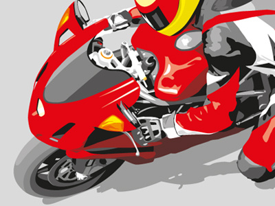 Vector Racer illustration illustrator