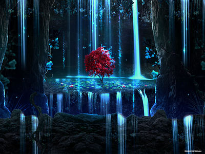 Lake Rebirth artist artwork artworking concept digitalarts fantasy forests illustration photomanipulation wallpaper