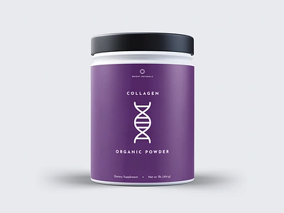 Collagen Supplement bottle collagen concept design label mockup mockups packaging packagingdesign powder product product design product designer product designs product label product labels supplement tub