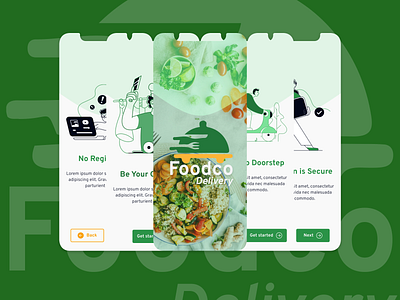 Food Delivery App branding figma graphic design logo ui uiux user interface