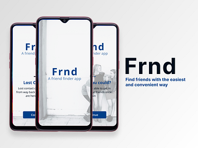 Frnd Finder App branding figma graphic design ui uiux ux