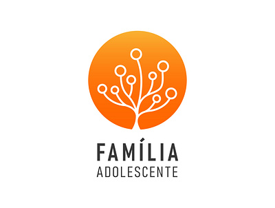 Logo_Família Adolescente branding evento identidade logo typography vector