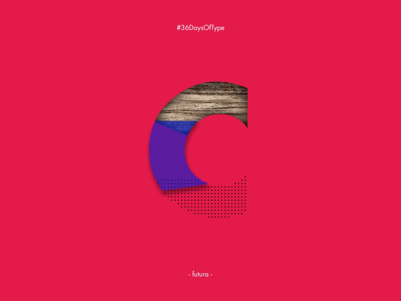 C | Crash | 36 days of type 2d 2d animation 36daysoftype animation c design lettering minimal motion design motion graphics pattern typography