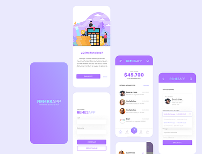 Remesapp app ui remesa
