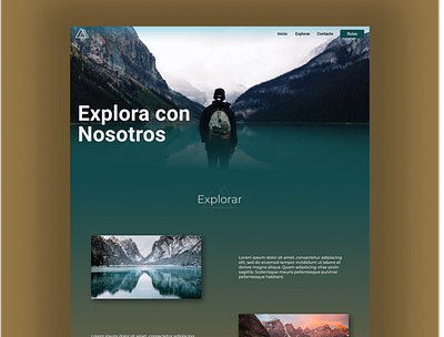 Montaña Website español figmadesign montaña mountain webflow website