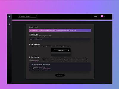 Machine Learning Deployment SDK Setup