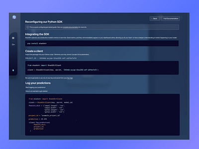 Machine Learning Production Monitoring Platform - SDK Config