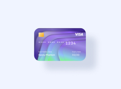 Credit Card Design - VISA Card