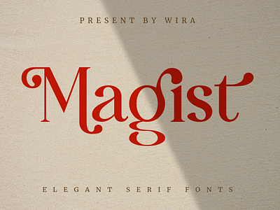 Magist Elegant Serif Font chic display elegant feminine font header luxury magazine modern serif font serif typeface