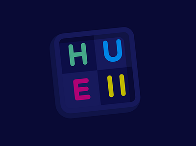Hueii Logo app branding design illustration logo