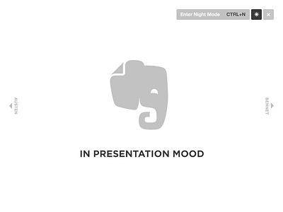 Presentation Mode evernote meeting powerpoint is evil presentation