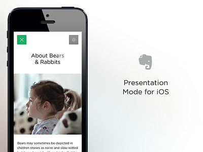 presentation ios mode