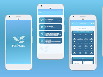 Calmarsi App app design ui ux