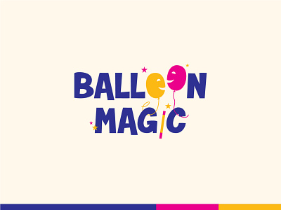 Balloon Magic - Branding app balloon branding branding concept branding design chennai design fun logo graphic design icon identity design illustration logo logotype magic wand mark mnemonic tamilnadu typography vector