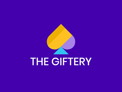 The Giftery - branding brand identity branding chennai gift shop graphic design icon icon design identity design illustration logo logo unit minimal mnemonic playing card playing cards souvenir spade ui ux vector