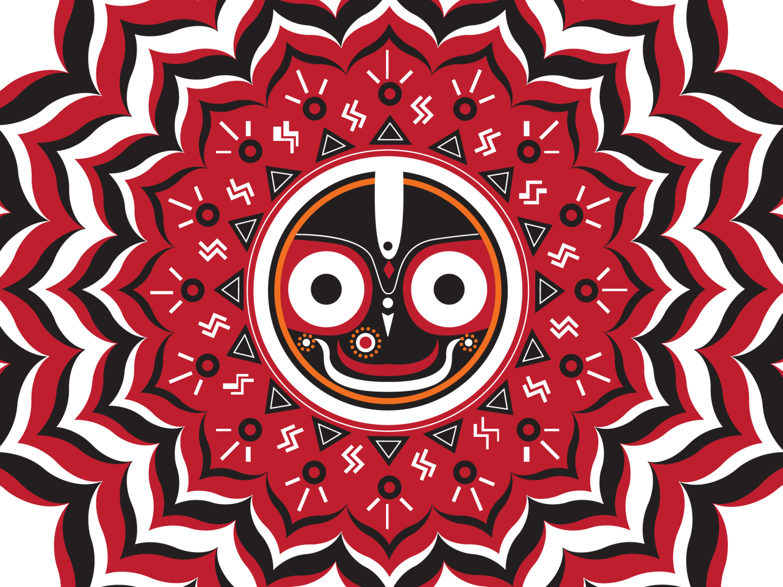 Hindu iconography - Puri Jagannath by Madhu on Dribbble