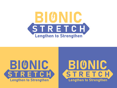 Bionic Stretch branding clean design graphic design logo