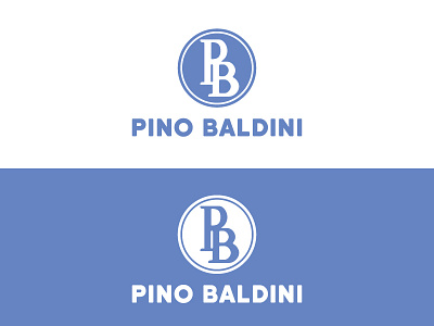 Pino Baldini graphic design logo