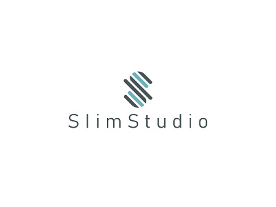 Slim studio graphic design logo