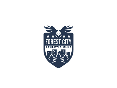 Forest city graphic design logo