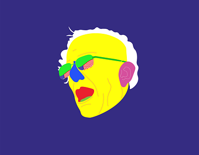 Not Me. Us bernie sanders design graphic design iconic illustration illustrator minimal politics vector